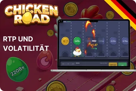 Chicken Road RTP- und Volatilitätsdiagramm